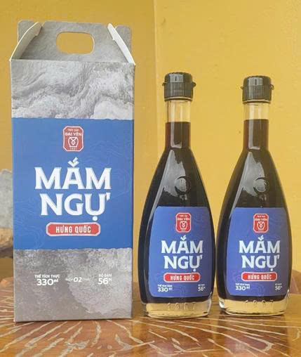 Mắm ngự Hưng Quốc (hộp 2 chai 330ml) - độ đạm 56N